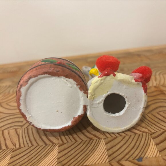 Ceramic Candle Holder Teddy Bear & Mouse - Set of 2 Vintage Votive Holders - Picture 8 of 11